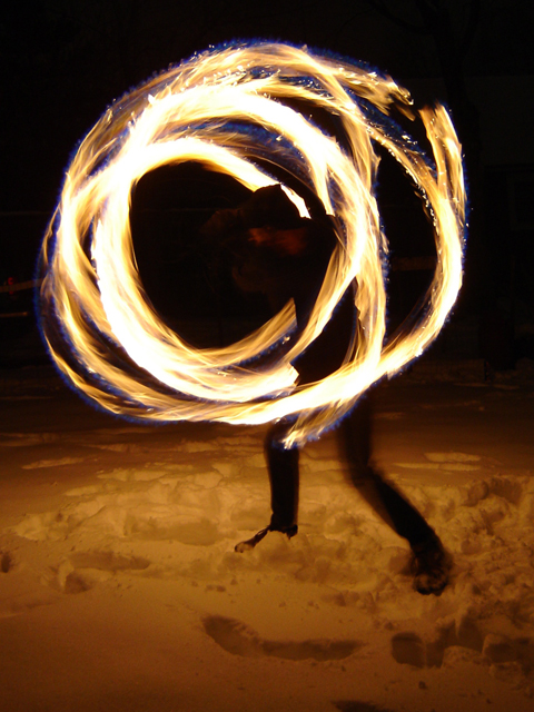 Fire in Snow